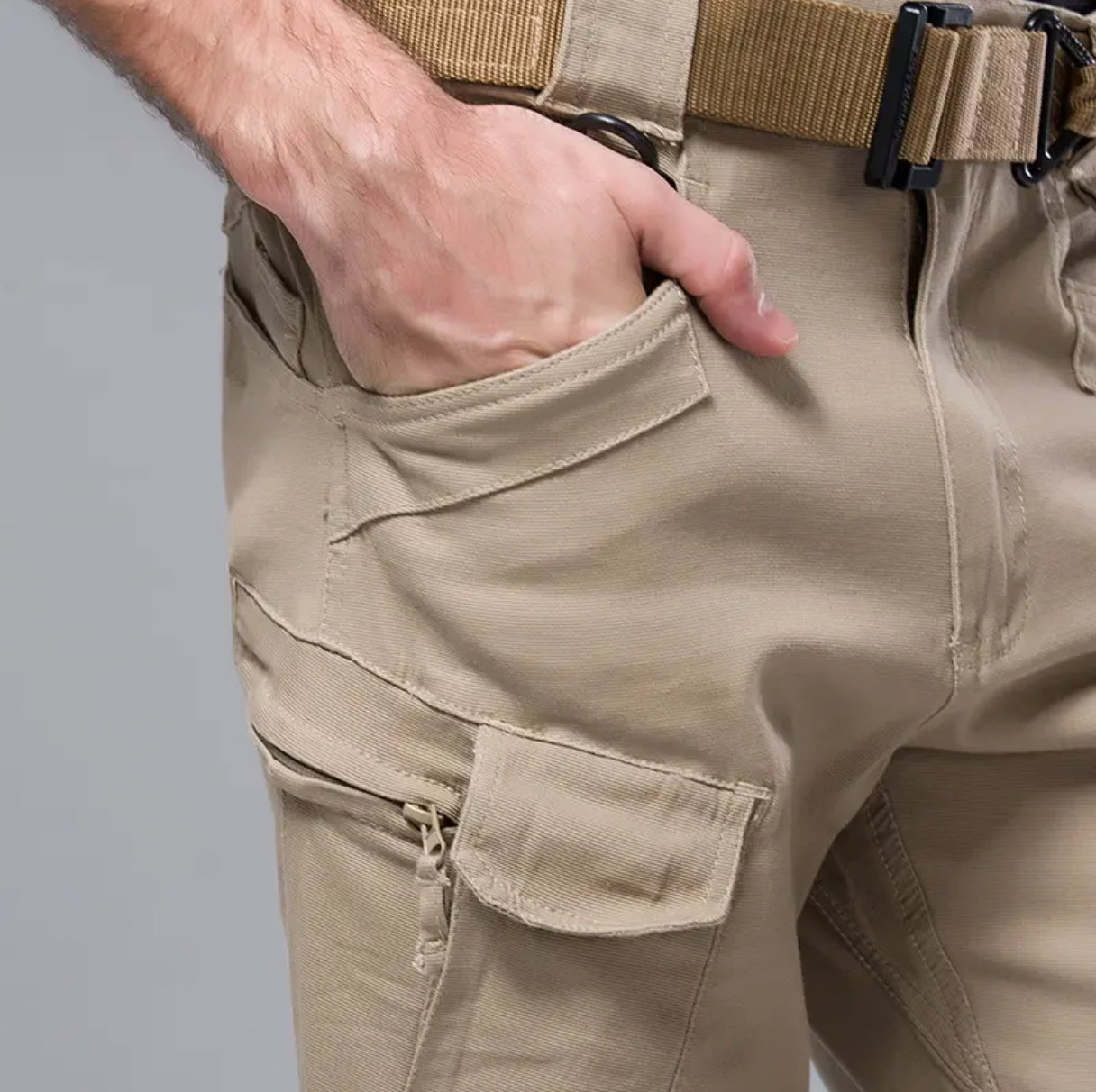 Pantalon Cargo Stretch -Delgado